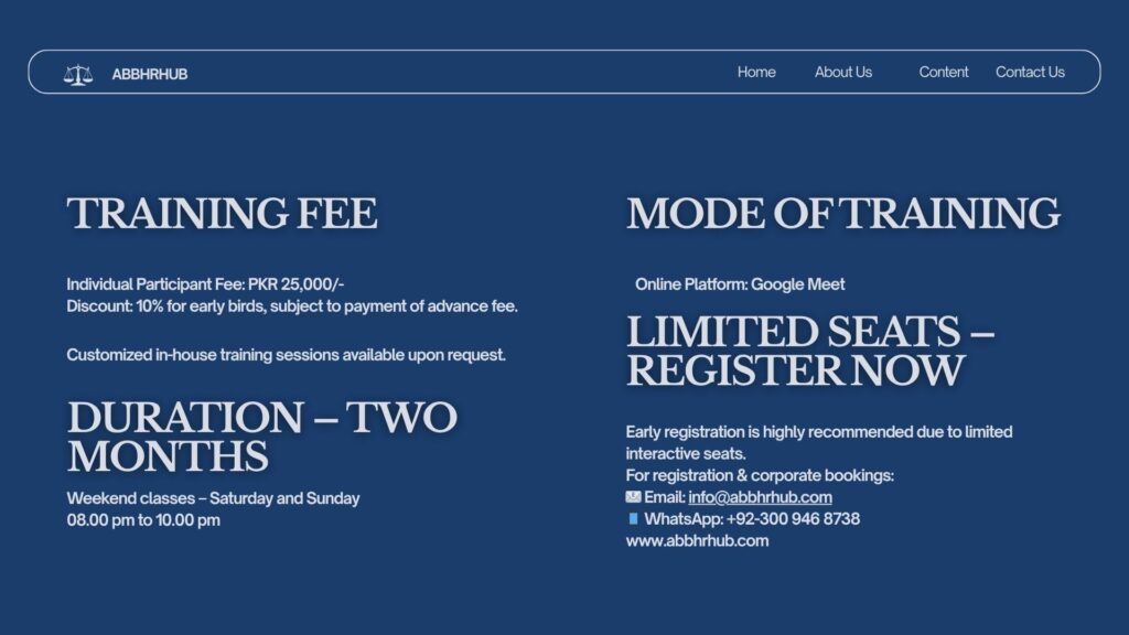 Certified Industrial Relations Professional - CIRP Batch 3-Punjab Labour Code (PLC) 2026-abbhrhub